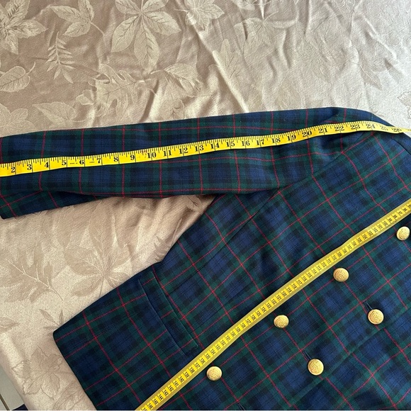 Pendleton Classic womens vintage wool plaid blazer jacket button down Sz 16 EUC - Picture 3 of 6